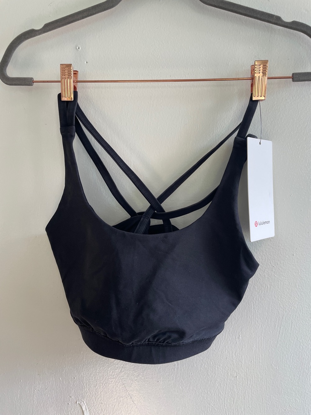 lululemon athletica Black Strappy Low-Impact Sports Bra